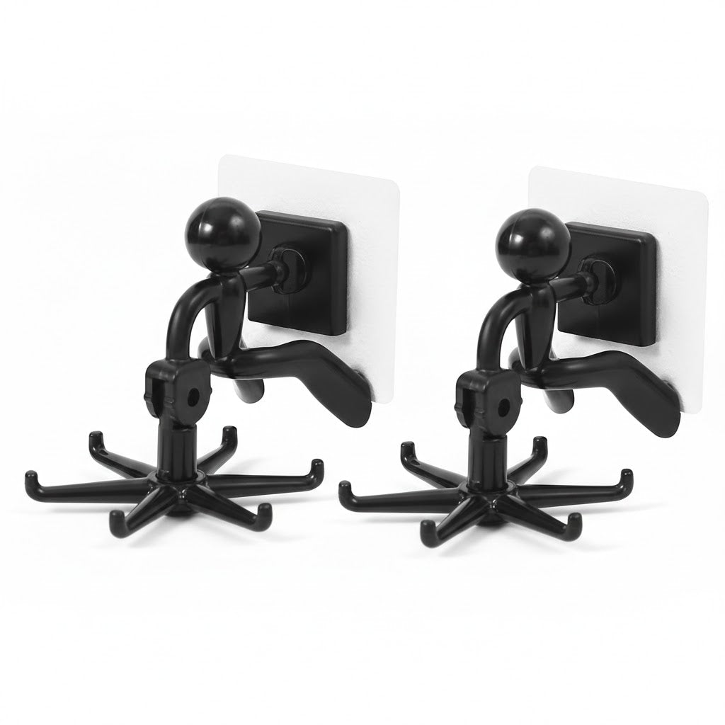 360-Degree Rotating Multi-Purpose 6-Claw Organizational Hook